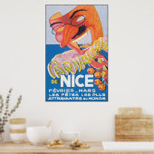 Poster Carnaval de Nice (Cuisine)