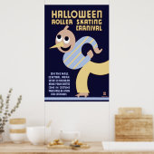 Poster Carnaval de Roller d'Halloween (Cuisine)
