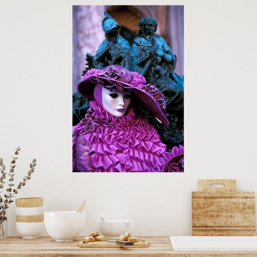 Poster Carnaval de Venise (Cuisine)