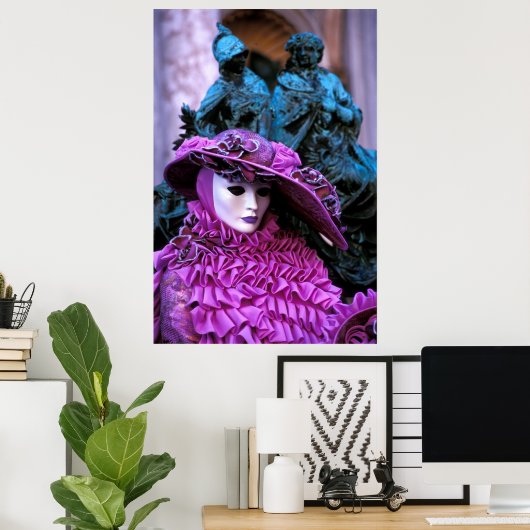 Poster Carnaval de Venise (Bureau à domicile)