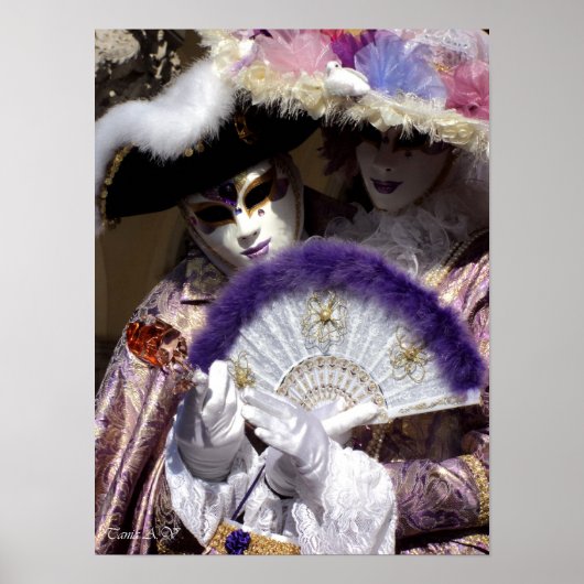 Poster Carnaval de Venise - Amour (Devant)