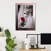 Poster carnaval licorne (Bureau à domicile)