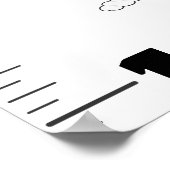 Poster Carnet de croissance des animaux de rongeurs amusa (Coin)