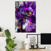 Poster Carnival Costume, Venice (Bureau à domicile)
