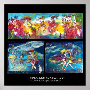 Poster CARNIVAL NIGHT / Venetian Masquerade,Dance Music