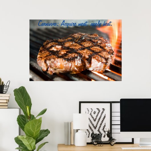 Poster Carnivores (Bureau à domicile)