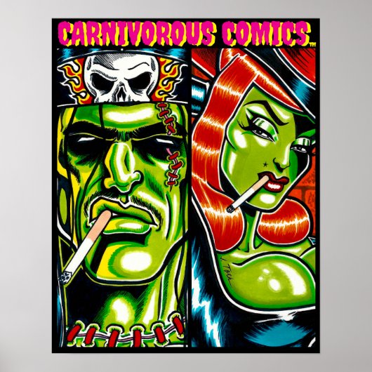 Poster Carnivorous™/La Belle et la Bête (Devant)