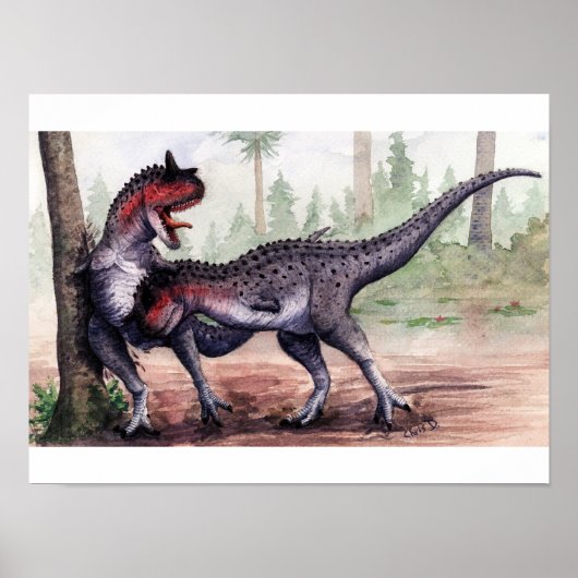 Poster Carnotaurus (Devant)
