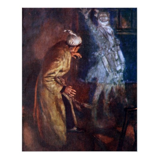 Poster Carol de Noël : Le fantôme de Marley (Devant)