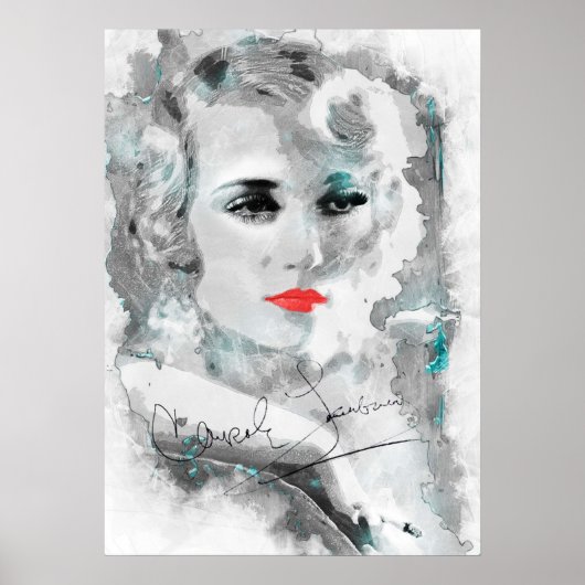 Poster Carole Lombard (Devant)