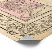 Poster Carolina N & S Carte par Mitchell (Coin)