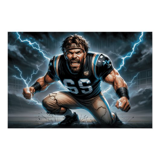 Poster Carolina Panthers 6 (Devant)