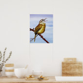 Poster Carolina Wren (Cuisine)