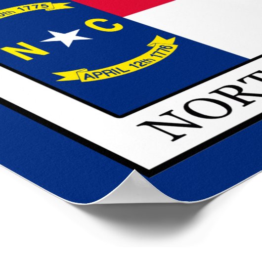 Poster Caroline du Nord (Coin)