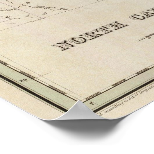 Poster Caroline du Nord 7 (Coin)