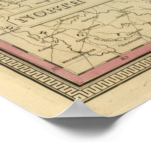 Poster Caroline du Nord 8 (Coin)