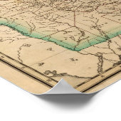 Poster Caroline du Nord, Caroline du Sud, Géorgie (Coin)