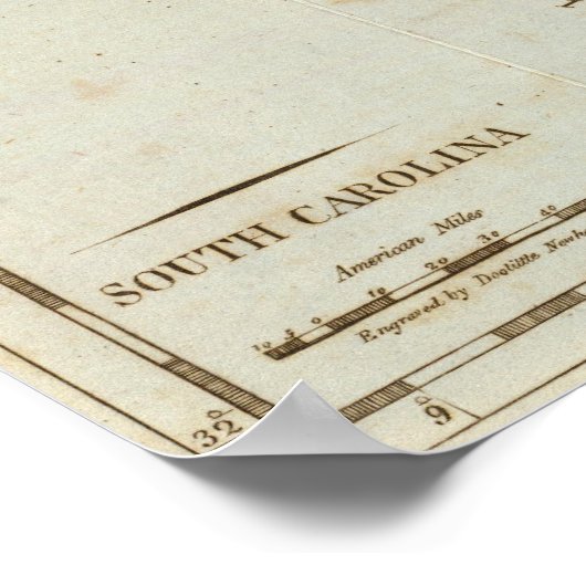 Poster Caroline du Sud 3 (Coin)
