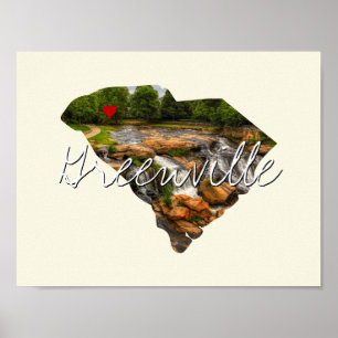 Poster Caroline du Sud Infos photo et nom de ville