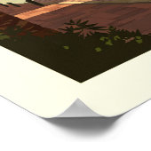 Poster Caroline du Sud vintage (Coin)