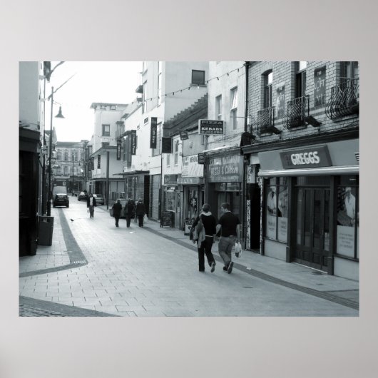 Poster Caroline Street, Cardiff (Devant)