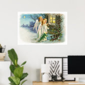 Poster Carollers nocturnes angéliques (Bureau à domicile)