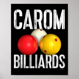 Poster Carom Billard Équipement Et Vêtements
