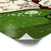 Poster Carotte de porc 100% Veggie Caroton (Coin)