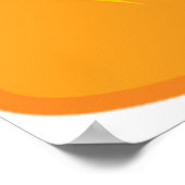 Poster Carotte orange légume (Coin)