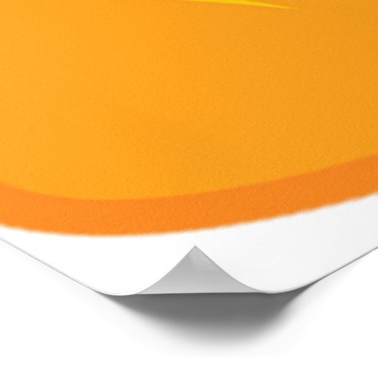 Poster Carotte unique (Coin)