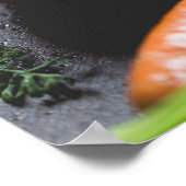 Poster Carottes et tomates Photographie végétale (Coin)