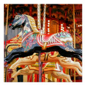 POSTER CAROUSEL HORSE (Devant)