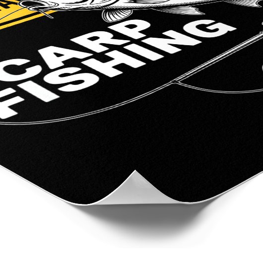 Poster Carp Fishing Design For Men Funny Catfish And Carp (Coin)