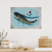 Poster Carpe de natation (Cuisine)