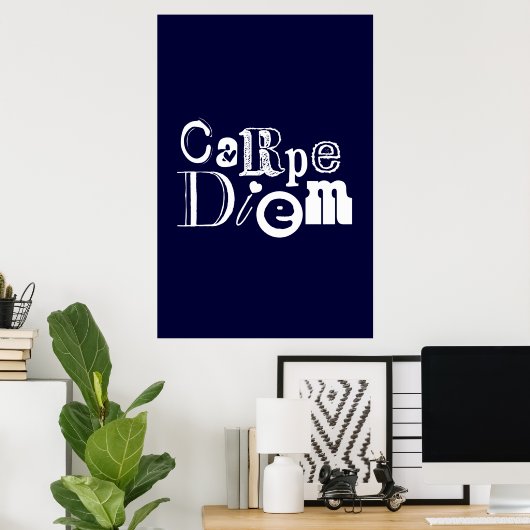 Poster Carpe Diem (Bureau à domicile)
