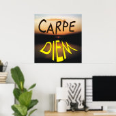 POSTER CARPE DIEM (Bureau à domicile)