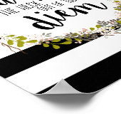Poster Carpe Diem Funny Inspiration Citation Art Imprimer (Coin)