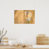Poster Carpe Diem personnel beau portrait papillon (Cuisine)