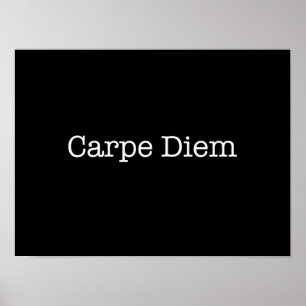 Poster Carpe Diem Saisir la citation du jour - Citations