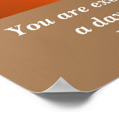 Poster Carpe Diem - Saisir la journée - Art print (Coin)