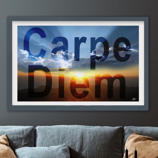 Poster Carpe Diem Sunrise