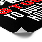 Poster Carpenter Funny It Takes A Stud To Build A House G (Coin)