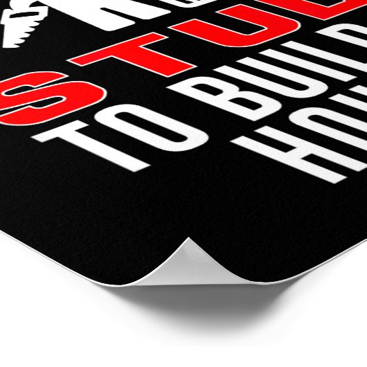 Poster Carpenter Funny It Takes A Stud To Build A House G (Coin)