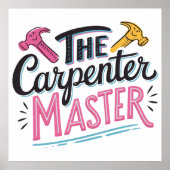 Poster Carpenter job master  (Devant)