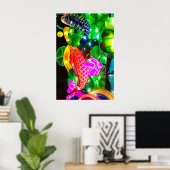 Poster Carpes illuminées (Bureau à domicile)