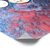 Poster Carpes koï colorées étang japonais (Coin)