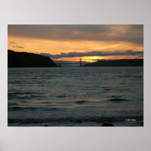 Poster - Carquinez Sunset (Voorkant)