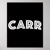 Poster Carr (Devant)