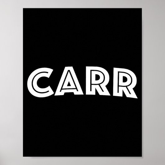 Poster Carr  (Devant)