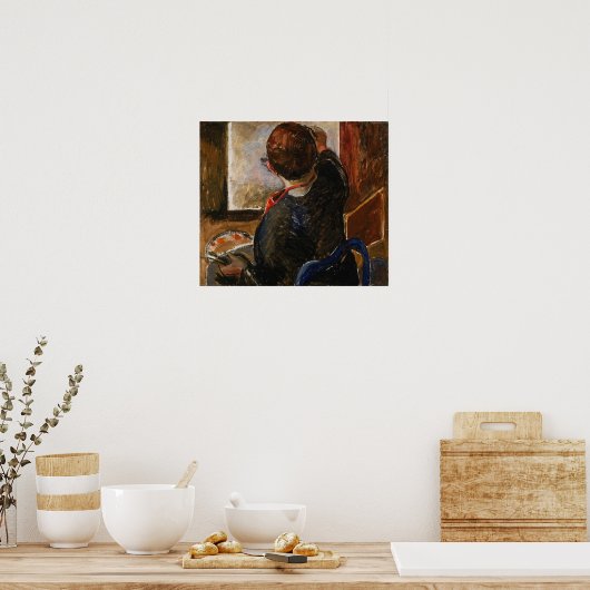 Poster Carr - Autoportrait 1924 (Cuisine)